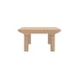 Couchtisch Camille holz natur Holz - 62 x 50 x H 29,5 cm - Hartô