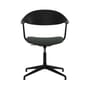 Fauteuil pivotant Mynt gris / Assise rembourrée - Vitra