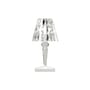 Lampe extérieur sans fil rechargeable Battery LED plastique transparent / H 22 cm - USB - Kartell