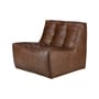 Chauffeuse N701 cuir marron - Ethnicraft