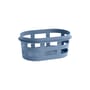 Panier à linge  plastique bleu Small / 57 x  37 x H 24 cm - Recyclé - Hay