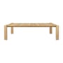 Atmosfera Rectangular table natural wood / 281 x 105 cm - 8 people / Teak - Gubi