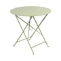 Klapptisch Bistro metall grün Ø 77cm - Klapptisch - Mit Loch für Sonnenschirm - Fermob