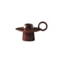 Momento JH39 Candle stick ceramic brown / Jaime Hayon - Ø 11.8 x H 8.5 cm - &tradition