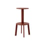 Drehbarer Barhocker Massif AV40 holz rot / H 75 cm - &tradition