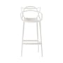 Hochstuhl Masters plastikmaterial weiß / H 75 cm - Kartell