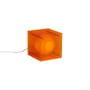 Lampe de table Lop Small Square plastique orange / Lauréat Archiproducts Design Award - BANG