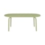 Ovaler Tisch Groove metall grün / 186 x 86 cm - Tom Dixon
