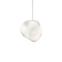 Pendelleuchte Hoba Midi glas weiß / Ø 19 cm - Foscarini