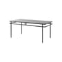 Table rectangulaire UD métal noir / 180 x 90 cm - 8 personnes - Tolix