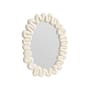Dribble Wall mirror plastic material white / 41.5 x 29.5 cm - Polyresin - & klevering