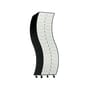 Side 1 Furniture unit with drawer wood white black / Shiro Kuramata, 1970 - L 63 x H 170 cm - Cappellini