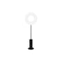 Lampada a stelo Iris Totem tessuto bianco / LED - Ø 50 cm - Dix Heures Dix