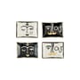 Coppetta Marseilles ceramica bianco / Svuotatasche - Set da 4 - 7 x 5 cm - Jonathan Adler