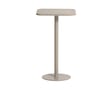Stehtisch Week-end metall beige / 60 x 60 cm x H 105 cm - Aluminium - Petite Friture