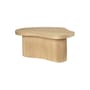 Tavolino Isola fibre legno naturale / 100 x 70 x H 40 cm - Rattan - Ferm Living
