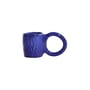 Tazzina da caffè Donut Medium ceramica blu / Ø 8 x H 9 cm - Petite Friture