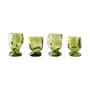 Bicchiere da vino  vetro verde di Nienke Sikkema / Set di 4 - HK LIVING