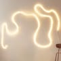 Lichterkette Flex Tube LED plastikmaterial weiß / 9 Zollstock - Flexible LED-Neonröhre - STUDIO ABOUT