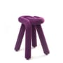 Sgabello imbottito Bold tessuto viola imbottito / Tessuto - Moustache