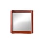 Specchio murale Coves ceramica arancione / Con ripiano - 60 x 60 cm - Magis