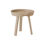 Table basse Around Small bois naturel / Ø 45 x H 46 cm - Muuto