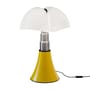 Pipistrello Pop LED Table lamp plastic material yellow / H 66 to 86 cm - Gae Aulenti, 1965 - Martinelli Luce