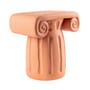 Tavolino d'appoggio Magna Graecia ceramica arancione marrone / Capitello - 44 x 29 x H 45 cm - Seletti
