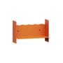 Wandregal Pli Vague by Uchronia metall orange / B 30 x T 15 cm - TIPTOE