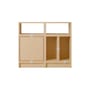 Aufbewahrungsmöbel Stacked holz natur / Konfiguration 5 - B 87 x H 75 cm - Muuto
