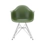 Fauteuil RE DAR - Eames Plastic Armchair plastique vert / (1950) - Pieds chromés / Recyclé - Vitra