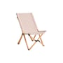 Outdoor Market Folding armchair textile wood beige / Jasper Morrison - Hay
