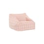 Kindersessel Chelsea textil rosa / Sitzkissen - Eco-velours - NOBODINOZ