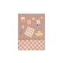 Organisateur mural Vibes Breakfast tissu / L 55 x H 70 cm - NOBODINOZ