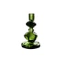 Portacandela  vetro verde Medio di Nienke Sikkem / H 23 cm - HK LIVING