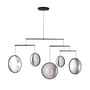 Suspension Focus X5 / LED - L 160 x H 131 cm - DCW éditions