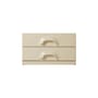 Table de chevet Chest of drawers bois beige / Rangement 2 tiroirs - L 60 x P 35 x H 35,2 cm - HK LIVING