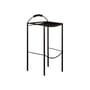 Tabouret haut Sgabello Alto métal noir / H 72 cm - Maurizio Peregalli, 1984 - Zeus