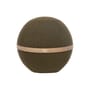 Pouf Bouclette Regular vert / Ergonomique - Ø 55 cm / Laine bouclette - BLOON PARIS