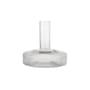 Weinkaraffe Ripple glas transparent / Dekanter - 1,1 Liter - Ferm Living