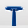Tischleuchte Lampe TGV metall blau / Koproduktion von Moustache & SNCF - Moustache