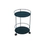 Guinguette Trolley metal blue / with casters - Ø 40 x H 62 cm - Fermob