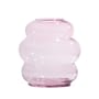 Vase Muse XL verre rose violet / Cristal de Bohême - Ø 26 x H 30 cm - Fundamental Berlin