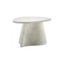 Fossil Small Coffee table stone white / 45 x 64 x H 32 cm - MDF Italia