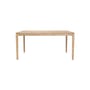 Tavolo rettangolare Bok legno naturale / Rovere massello - 160 x 80 cm / 6 persone - Ethnicraft