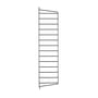  Wall mount metal black / Set of 2 - H 75 x D 20 cm - String Furniture