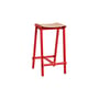 Barhocker Taburete 8 metall rot / H 65 cm - Hay
