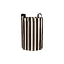 Rond Basket textile black / H 47 cm - NOBODINOZ