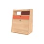 Secrétaire mural Gaston bois orange / L 60 x H 72 cm - Hartô