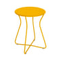 Cocotte Stool metal yellow / End table - H 45 cm / Metal - Fermob